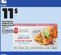 Provigo PC MARYLAND- STYLE CRAB CAKES, 170 G offer