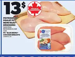 Provigo PC BLUE MENU CHICKEN BREASTS, 3 UN offer