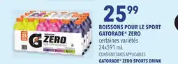Provigo GATORADE ZERO SPORTS DRINK, 24x591 mL offer