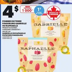 Provigo GABRIELLE OR RAPHAELLE POTATOES FINGERLING, SAC DE 2 LB offer