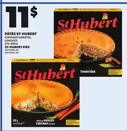 Provigo ST-HUBERT PIES, 675-800 G offer