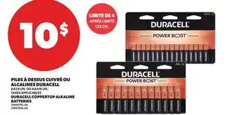 Provigo DURACELL COPPERTOP ALKALINE BATTERIES offer