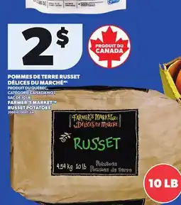 Provigo FARMER'S MARKET RUSSET POTATOES, 10 LB offer