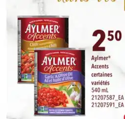Provigo AYLMER ACCENTS, 540 ML offer