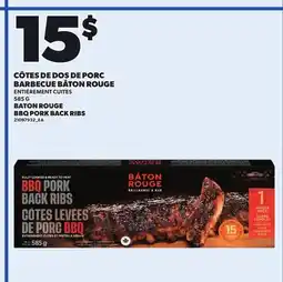 Provigo BATON ROUGE BBQ PORK BACK RIBS, 585 G offer