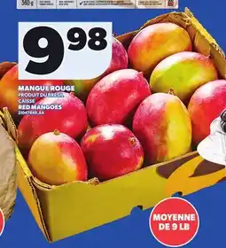 Provigo RED MANGOES, MOYENNE DE 9 LB offer