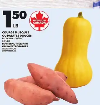 Provigo BUTTERNUT SQUASH OR SWEET POTATOES offer