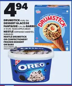 Provigo NESTLÉ DRUMSTICK OR CONFECTIONERY FROZEN DESSERT OR BARS offer