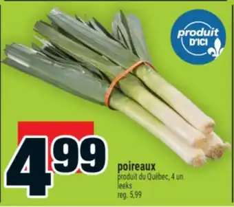 Super C poireaux / leeks offer