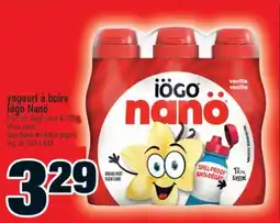 Super C yogourt à boire Iögo Nanö | Iögo Nanö drinkable yogurt offer