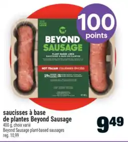 Super C saucisses à base | Beyond Sausage plant-based sausages offer