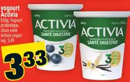 Super C yogourt Activia | Activia yogurt offer