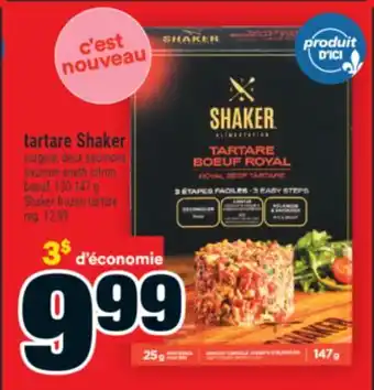 Super C tartare Shaker | Shaker frozen tartare offer