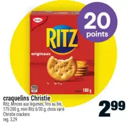 Super C CRAQUELINS CHRISTIE | CHRISTIE CRACKERS offer