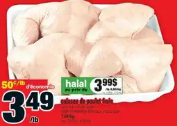 Super C cuisses de poulet frais | fresh chicken legs with back, econo pack offer