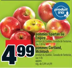 Super C POMMES SPARTAN OU EMPIRE | APPLE offer