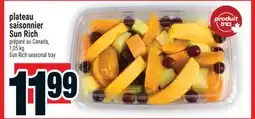 Super C plateau saisonnier | Sun Rich seasonal tray offer