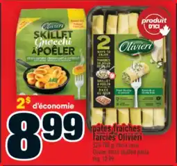 Super C pâtes fraîches farcies Olivieri | Olivieri fresh stuffed pasta offer