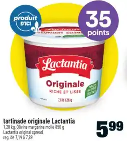 Super C tartinade originale Lactantia | Lactantia original spread offer