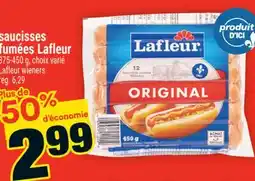 Super C saucisses fumées Lafleur | Lafleur wieners offer