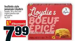 Super C feuilletés style jamaïcain Lloydie's | Lloydie's jamaican style puff pastries offer