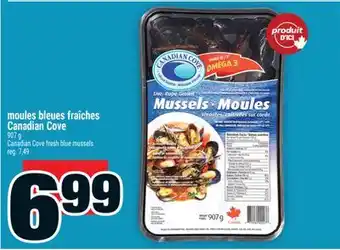 Super C moules bleues fraîches Canadian Cove | Canadian Cove fresh blue mussels offer