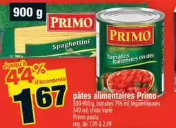 Super C pâtes alimentaires Primo | Primo pasta offer