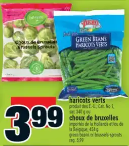 Super C HARICOTS VERTS | GREEN BEANS offer