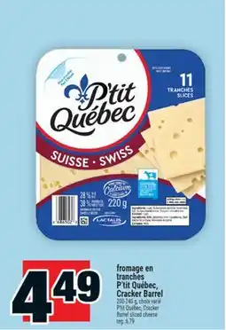 Super C fromage en tranches P'tit Québec | P'tit Québec, Cracker Barrel sliced cheese offer