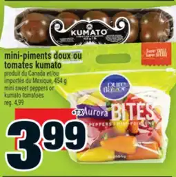 Super C mini-piments doux ou tomates kumato | mini sweet peppers or kumato tomatoes offer