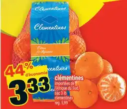 Super C clémentines / clementines offer