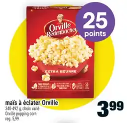 Super C maïs à éclater Orville | Orville popping corn offer
