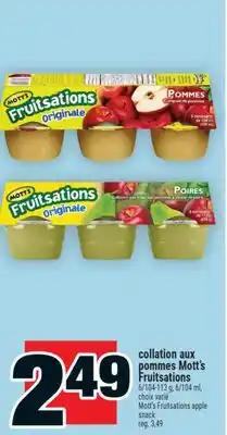 Super C collation aux pommes Mott's Fruitsations | Mott's Fruitsations apple snack offer