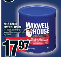 Super C café moulu Maxwell House | Maxwell House ground coffee offer