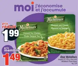 Super C dîner Michelina's | Michelina's frozen dinner offer