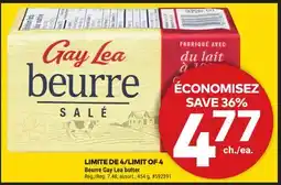 Giant Tiger Beurre Gay Lea butter offer