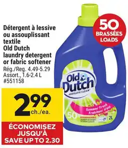 Giant Tiger Old Dutch laundry detergent offer