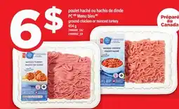 Maxi POULET HACHÉ OU HACHIS DE DINDE PC MENU BLEU | GROUND CHICKEN OR MINCED TURKEY, 454 G offer