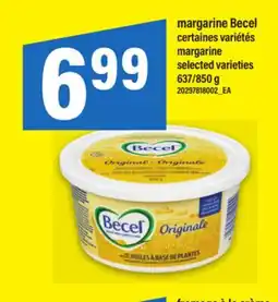 Maxi MARGARINE BECEL | MARGARINE, 637/850 G offer