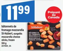 Maxi BÂTONNETS DE FROMAGE MOZZARELLA ST-HUBERT | MOZZARELLA CHEESE STICKS, 510 G offer