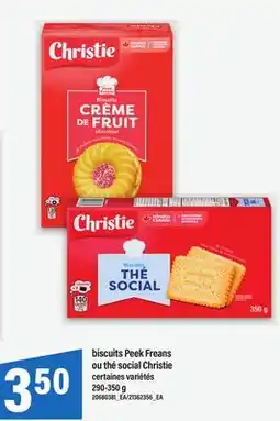 Maxi BISCUITS PEEK FREANS OU THÉ SOCIAL CHRISTIE, 290-350 G offer