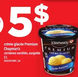 Maxi CRÈME GLACÉE PREMIUM CHAPMAN'S, 2 L offer