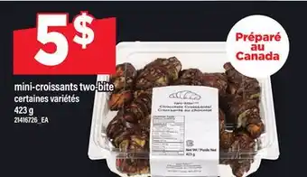 Maxi MINI-CROISSANTS TWO-BITE, 423 G offer