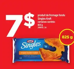 Maxi PRODUIT DE FROMAGE FONDU SINGLES KRAFT, 825 G offer