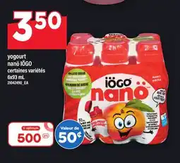 Maxi YOGOURT NANÖ IÖGO, 6x93 mL offer