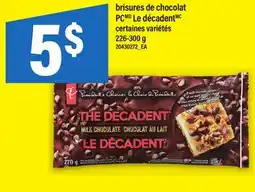 Maxi BRISURES DE CHOCOLAT PC LE DÉCADENT, 226-300 G offer