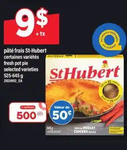 Maxi PÂTÉ FRAIS ST-HUBERT | FRESH POT PIE, 525-645 G offer