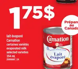 Maxi LAIT ÉVAPORÉ CARNATION | EVAPORATED MILK, 354 ML offer