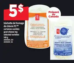 Maxi BÛCHETTE DE FROMAGE DE CHÈVRE PC | GOAT CHEESE LOG, 140 G offer