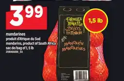 Maxi MANDARINES | MANDARINS, SAC DE/BAG OF 1,5 LB offer